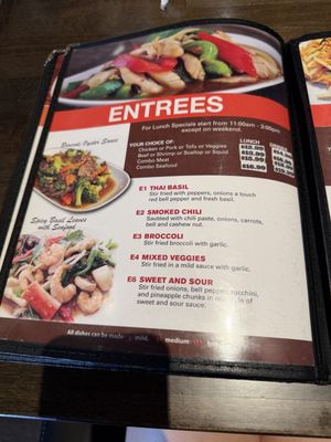 Menu photo 1 Thai Stellar Pearland, TX