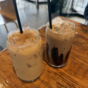 Lazy Dough - Spanish iced latte & mocha iced latte - Breakfast & Brunch Near Me - Long Beach, California