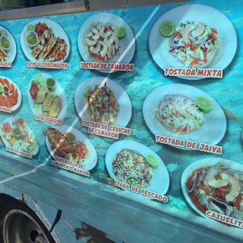 Mariscos Los Corales - Menu - Food Trucks Near Me Mariscos Los Corales - Menu - Food Trucks Near Me