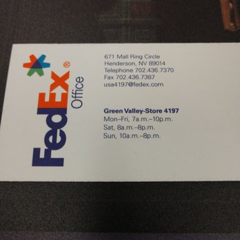 FedEx Office Print & Ship Center - Printing Services Near Me - Henderson, Nevada FedEx Office Print & Ship Center - Printing Services Near Me - Henderson, Nevada