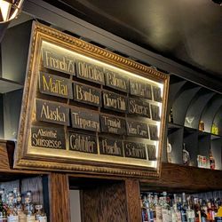 Some of the cocktails on the menu