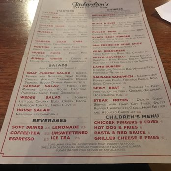 Richardson's Kitchen and Bar - Gastropubs Near Me - Warren, Rhode Island