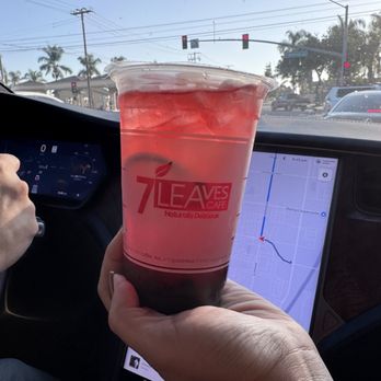7 Leaves Cafe - Strawberry hibiscus tea. - Coffee & Tea Near Me - Fountain Valley, California 7 Leaves Cafe - Strawberry hibiscus tea. - Coffee & Tea Near Me - Fountain Valley, California
