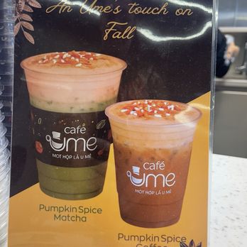 Ume Coffee & Tea - Fall special - Coffee & Tea Near Me - Camas, Washington