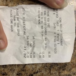 Got over charge on seafood chowder soup. On menu said $9.95 but i got charge for $12.49. Got over charge on seafood chowder soup. On menu said $9.95 but i got charge for $12.49.