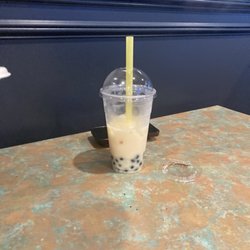 Passport Restaurant - Boba bubble tea- large mango
