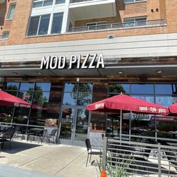 Exterior outside entrance of MOD Pizza - 6.19.22 - Columbia, Maryland Exterior outside entrance of MOD Pizza - 6.19.22 - Columbia, Maryland