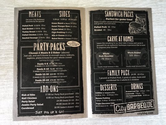 Menu photo 5 City Barbeque Vernon Hills, IL Menu photo 5 City Barbeque Vernon Hills, IL