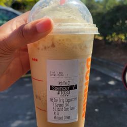 Dunkin' - Ice caramel cappuccino