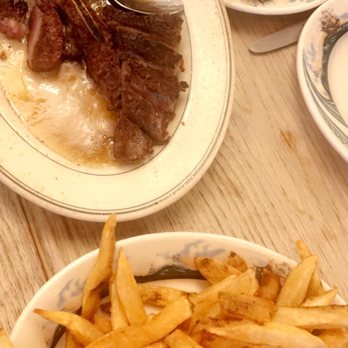 Peter Luger - Steak for Two, French Fried Potatoes (for 1 or 2), Mixed Green Salad - Steakhouses Near Me - Brooklyn, New York Peter Luger - Steak for Two, French Fried Potatoes (for 1 or 2), Mixed Green Salad - Steakhouses Near Me - Brooklyn, New York