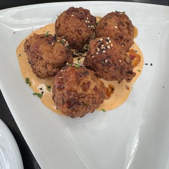Rick's Café Boatyard - Lobster hush puppies - American Near Me - Indianapolis, Indiana Rick's Café Boatyard - Lobster hush puppies - American Near Me - Indianapolis, Indiana