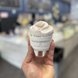 Razzleberry’s - Razzleberry w mint chocolate below.