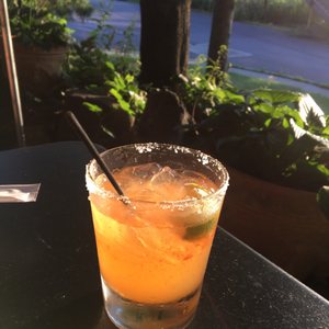 Photo of China Rose - Rhinecliff, NY, United States. Sriracha margarita. It's very tasty with the perfect amount of spice.