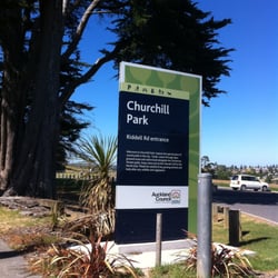 Churchill Park - Riddell Road Entrace, Churchill Park 3
