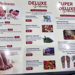 Royal Nails - Pedicure options