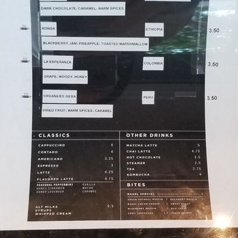 Wall Writers Coffee - Menu as of 5/26/2021 - Coffee & Tea Near Me - Irvine, California