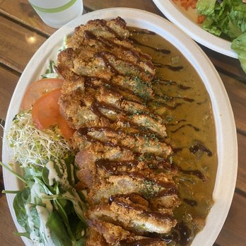 Peace Café - Tempeh katsu curry - Vegan Near Me - Honolulu, Hawaii Peace Café - Tempeh katsu curry - Vegan Near Me - Honolulu, Hawaii