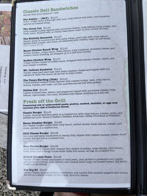 Menu photo 1 Little River Pub & Deli Townsend, TN