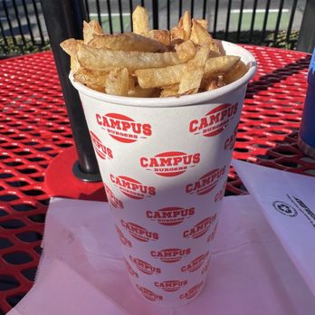Campus Burgers - Side of fries - Burgers Near Me - San Jose, California Campus Burgers - Side of fries - Burgers Near Me - San Jose, California