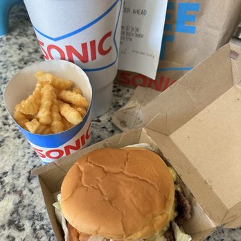 Sonic Drive-In - All American Sonic Smasher meal - Burgers Near Me - Godley, Texas Sonic Drive-In - All American Sonic Smasher meal - Burgers Near Me - Godley, Texas