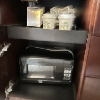 Sheraton Centre Toronto Hotel - Microwave and coffee station in cabinet - Hotels Near Me - Toronto, Ontario Sheraton Centre Toronto Hotel - Microwave and coffee station in cabinet - Hotels Near Me - Toronto, Ontario