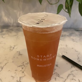 Miu's Tea - Guava Green Tea - Bubble Tea Near Me - Miami, Florida