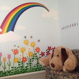 New paint in the children's waiting area