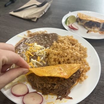 Fuego Cravings - Birria taco plus rice and refried beans ($3.50 for rice and beans) - Mexican Near Me - Rolling Hills Estates, California Fuego Cravings - Birria taco plus rice and refried beans ($3.50 for rice and beans) - Mexican Near Me - Rolling Hills Estates, California