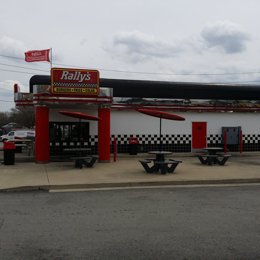 A drive in burger joint A drive in burger joint