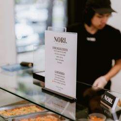 Nori Hand Roll Bar - Menu Selection for our guests