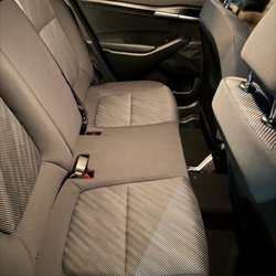 Budget Car Rental - middle seats cleaned out (never used during trip)