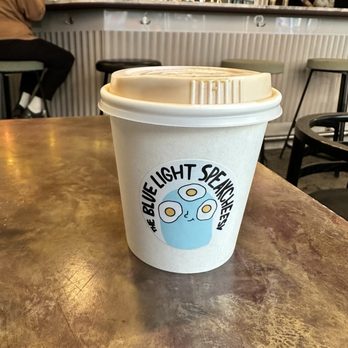 The Blue Light Speak Cheesy - Honey Pistachio Latte - Sandwiches Near Me - Brooklyn, New York
