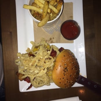 Eureka! - yaaaasssssssss cowboy burger with delicious onion crispy and bacon with classic fries... Yummy - American Near Me - Hawthorne, California Eureka! - yaaaasssssssss cowboy burger with delicious onion crispy and bacon with classic fries... Yummy - American Near Me - Hawthorne, California