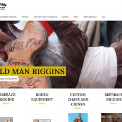 Yellowstone Digital Media - Website built for Wild Man Riggins located in Kaycee, Wyoming.