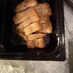 Not crispy pork belly. Not crispy pork belly.