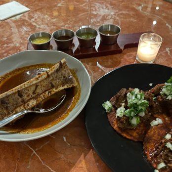 Alejandro's - Birria and bone marrow. We ordered this as an appetizer - Mexican Near Me - Monterey, California Alejandro's - Birria and bone marrow. We ordered this as an appetizer - Mexican Near Me - Monterey, California