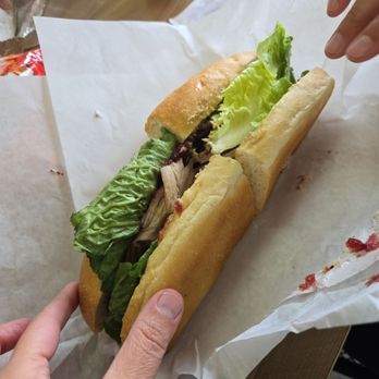 Mucho - Turkey Suprise!  Its a Thanksgiving style turkey sandwhich. 10/10 - Sandwiches Near Me - Santa Fe, New Mexico
