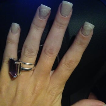 Natural Nails - This is the set of acrylics that this salon did for me. They are DISGUSTING! The nails are misshapen, thick, and polish is gross - Nail Salons Near Me - Chapel Hill, North Carolina Natural Nails - This is the set of acrylics that this salon did for me. They are DISGUSTING! The nails are misshapen, thick, and polish is gross - Nail Salons Near Me - Chapel Hill, North Carolina