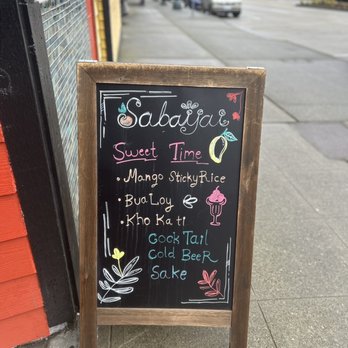Sabai Jai Thai Cuisine - A Frame signage - Thai Near Me - Everett, Washington Sabai Jai Thai Cuisine - A Frame signage - Thai Near Me - Everett, Washington