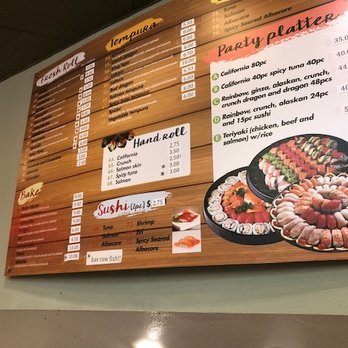 Roll & Grill - Not the best pic but you get the idea, again check out the prices! - Japanese Near Me - Fullerton, California Roll & Grill - Not the best pic but you get the idea, again check out the prices! - Japanese Near Me - Fullerton, California