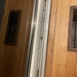 Sun Realty - Sliding door frame.