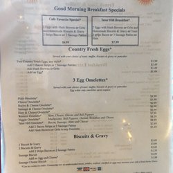 Hindsville Cafe - Menu