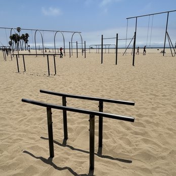 Original Muscle Beach - Parallel Bars - Playgrounds Near Me - Santa Monica, California