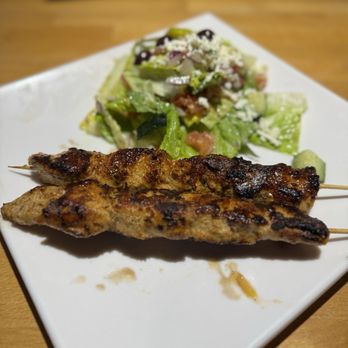 The Fat Lamb - a plate of meat and a salad - Mediterranean Near Me - Altamonte Springs, Florida The Fat Lamb - a plate of meat and a salad - Mediterranean Near Me - Altamonte Springs, Florida