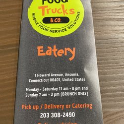 Food Trucks & Eatery - Menu cover