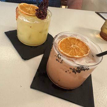 Luna Bistro Cafe - The lunarita and mescal drink! - New American Near Me - Long Beach, California