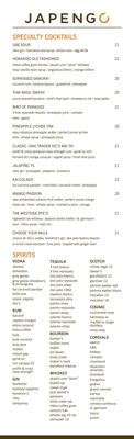 Menu photo 4 Japengo Lahaina, HI