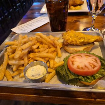 The Pearl - Fried haddock fish sandwich & fries - Sports Bars Near Me - Manchester, Connecticut
