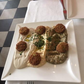 Bà Ghetto - Dip plate with falafel, yum! - Jewish Near Me - Rome, RM Bà Ghetto - Dip plate with falafel, yum! - Jewish Near Me - Rome, RM