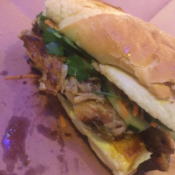 Yellow Jacket Social Club - Pork belly sandwich - Lounges Near Me - Austin, Texas